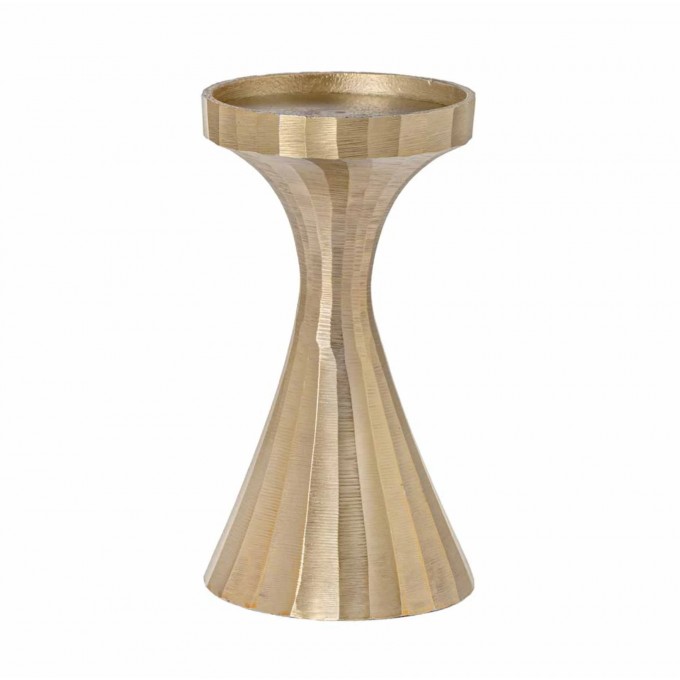 Svícen Lue 18 cm zlatý